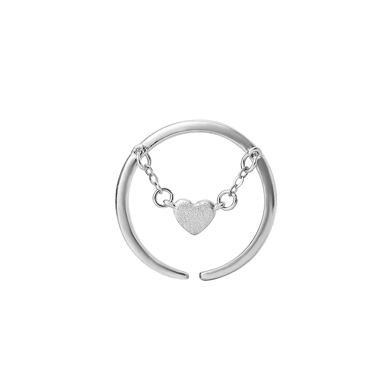 Fashion 925 Sterling Silver Women Jewelry Heart Short Chain Adjustable Rings Gold Plated
Fashion 925 Sterling Silver Women Jewelry Heart Short Chain Adjustable Rings Gold Plated
