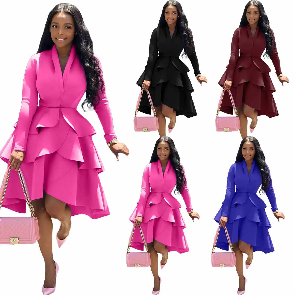 2021 New Arrival Fashion Dresses Women Sexy Womens Fall Clothes Girls Ruffle Dress Plus Size Party Dresses For Ladies
2021 New Arrival Fashion Dresses Women Sexy Womens Fall Clothes Girls Ruffle Dress Plus Size Party Dresses For Ladies