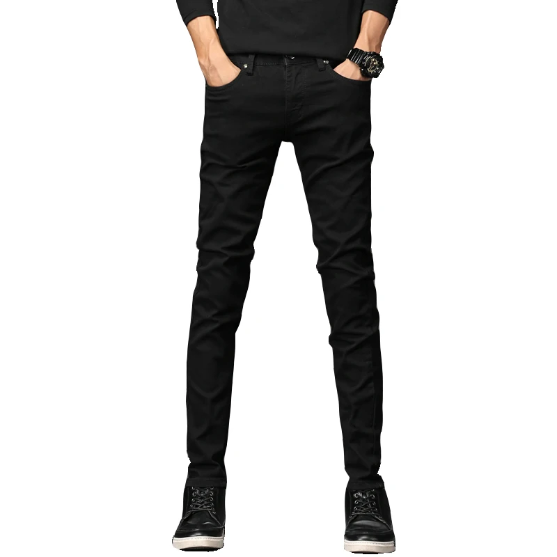 black tight jeans
