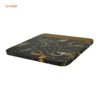 Wholesale Custom Shape Kitchenware Kitchen Tool Acacia Wood and Black Marble Cheese Cutting Board Chopping Blocks
