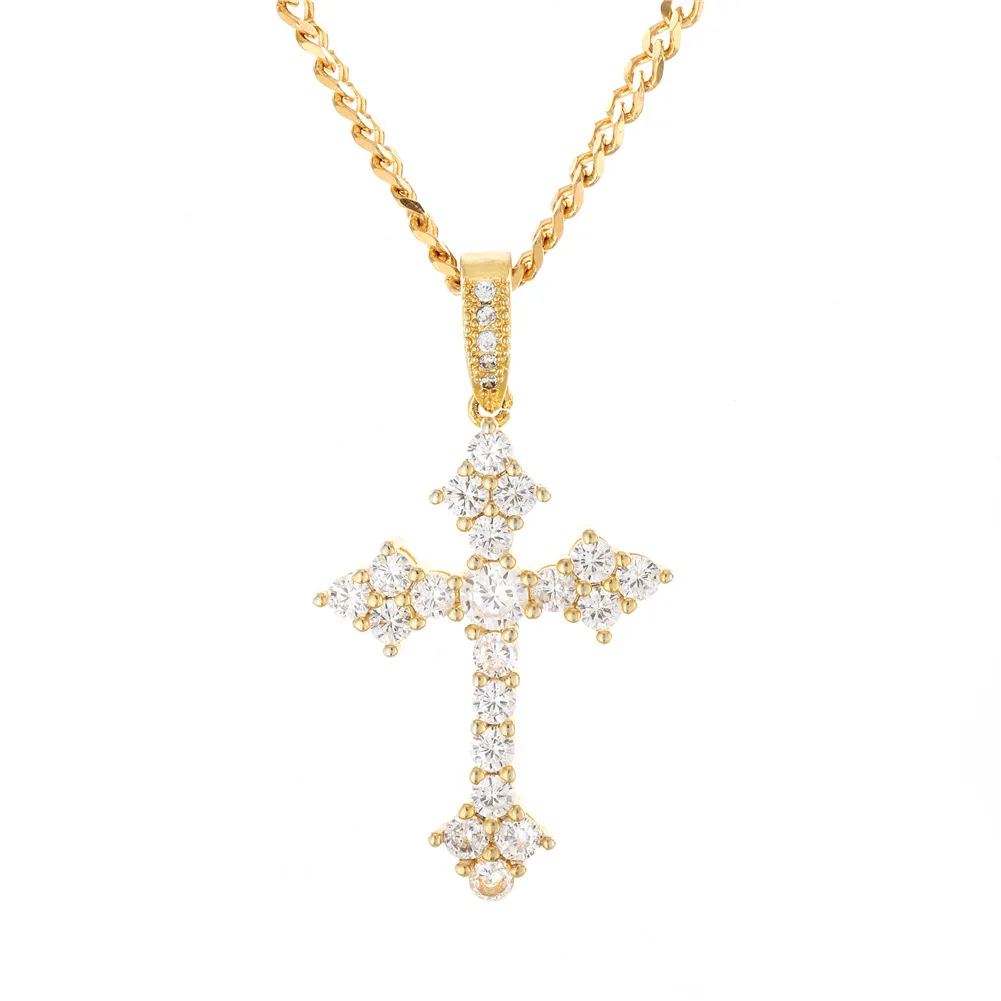 PAVA Hot selling Punk Titanium Steel CZ Cross 3A Zircon Pendant Necklace Cross Chain Necklace For Men Hip Hop Accessories
PAVA Hot selling Punk Titanium Steel CZ Cross 3A Zircon Pendant Necklace Cross Chain Necklace For Men Hip Hop Accessories