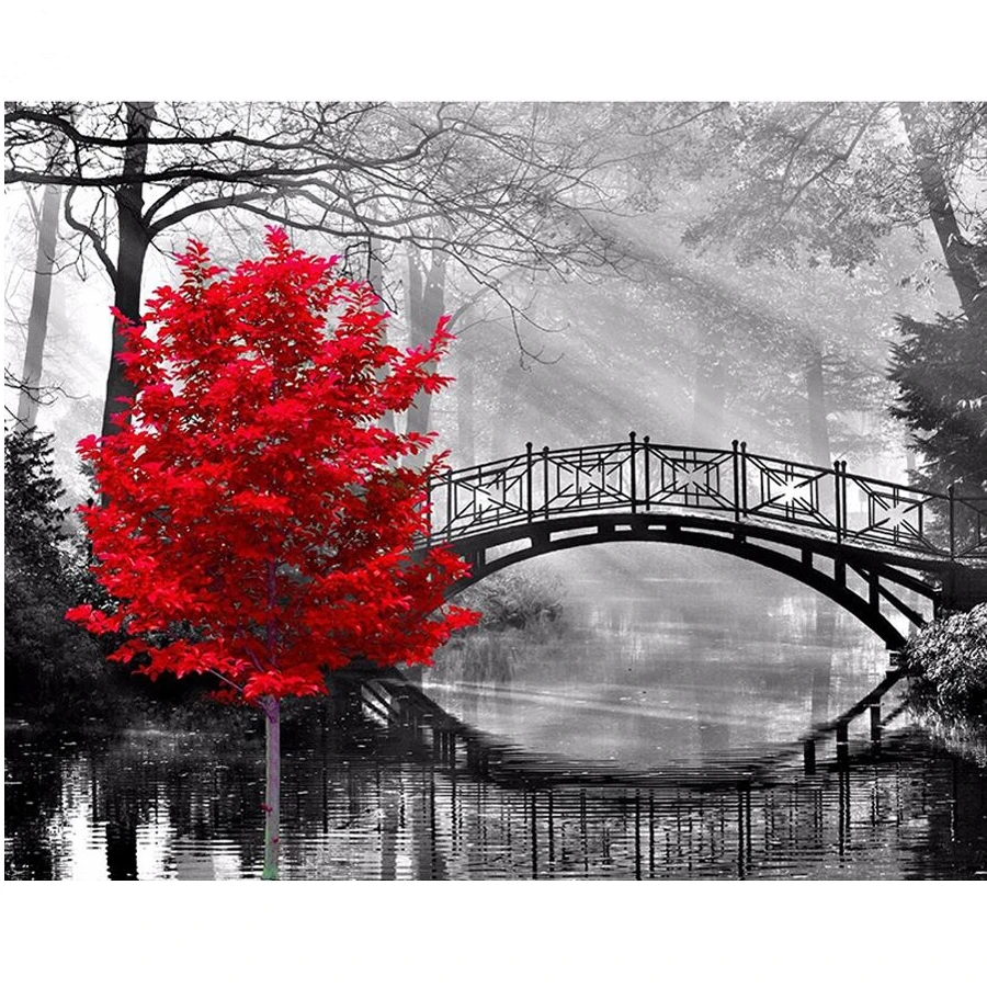 Diamond Diy Landscape Painting Tree Full Round Drill 5D Cross Stitch Home Decor Wall Art Craft Embroidery Bridge Pictures River
Diamond Diy Landscape Painting Tree Full Round Drill 5D Cross Stitch Home Decor Wall Art Craft Embroidery Bridge Pictures River