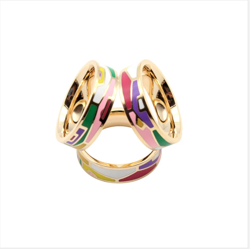 Jachon High Quality Bright Colorful Enamel Women Jewelry Several Rings Connective Stainless Steel Scarf Ring Clips, As picture
Jachon High Quality Bright Colorful Enamel Women Jewelry Several Rings Connective Stainless Steel Scarf Ring Clips, As picture