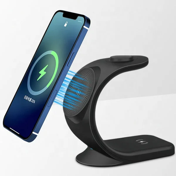 best sellers 2020/2021 elegant design ABS oil surface magnet charger 3 in 1 electric smart wireless charging station, Black/white
best sellers 2020/2021 elegant design ABS oil surface magnet charger 3 in 1 electric smart wireless charging station, Black/white