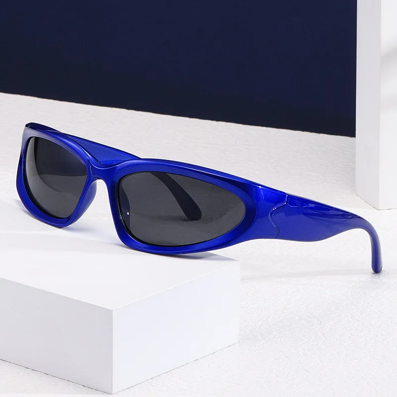 Tide Ins Personality OEM ODM Color Street Beat Glasses Uv400 one piece Punk Mirrored Oval Wrap Sport Sunglasses
Tide Ins Personality OEM ODM Color Street Beat Glasses Uv400 one piece Punk Mirrored Oval Wrap Sport Sunglasses