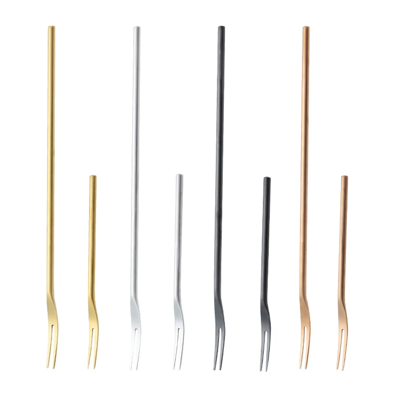 Wholesale 18/10 stainless steel reusable matte gold fork metal mini dessert cake fruit salad fork, Customized
Wholesale 18/10 stainless steel reusable matte gold fork metal mini dessert cake fruit salad fork, Customized