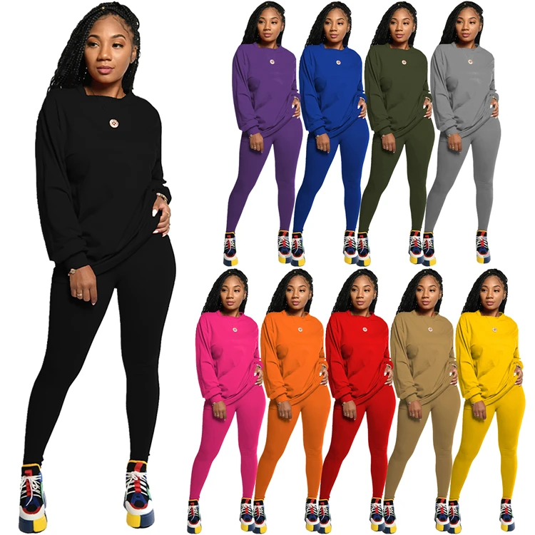 GC-20101577 Casual Ladies 2 Pcs Outfits Long Sleeve Loose Tops Skinny Pants Solid Plus Size Fall Women Two Piece Set, Picture
GC-20101577 Casual Ladies 2 Pcs Outfits Long Sleeve Loose Tops Skinny Pants Solid Plus Size Fall Women Two Piece Set, Picture