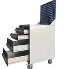 custom garage stainless steel tool box cart multifunctional tool cart trolley with hand tools