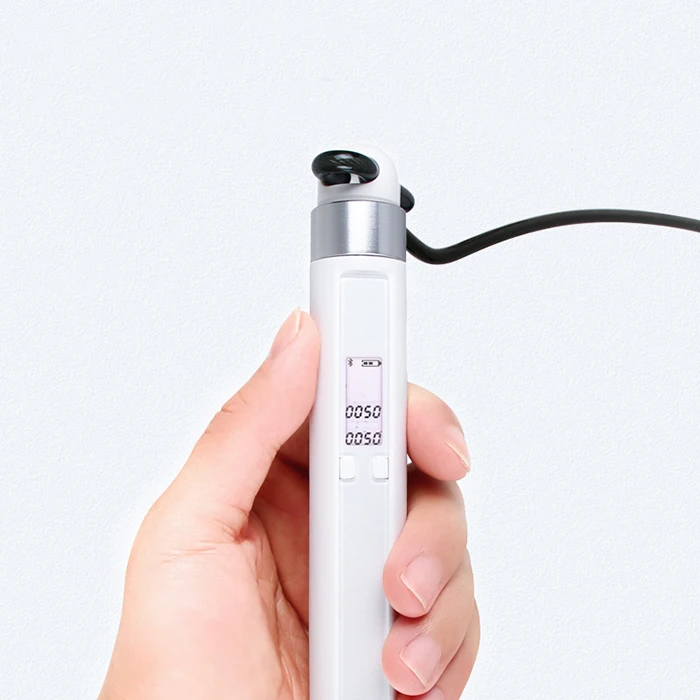 Professional fitness smart jump rope with APP electronic jump rope colories time setting jump rope, White
Professional fitness smart jump rope with APP electronic jump rope colories time setting jump rope, White