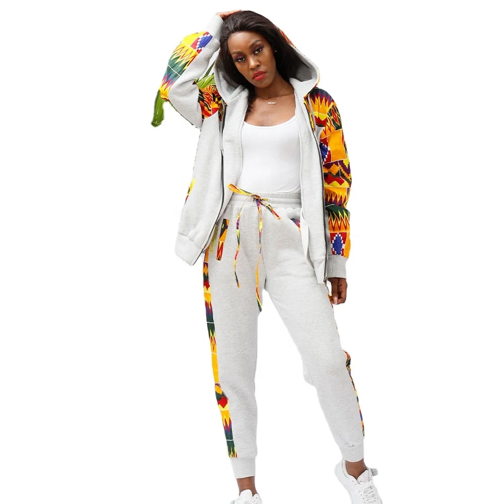 African wax print women's fashion hoodie african print jacket wax cloth hoodie trouser suit white hoodie africa clothing, Mix or customized
African wax print women's fashion hoodie african print jacket wax cloth hoodie trouser suit white hoodie africa clothing, Mix or customized