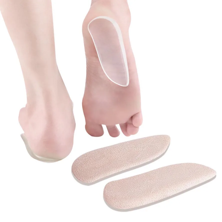 Knock Knee bow legs foot orthotics reusable self adhesive silicone soft PU gel heel wedges, Beige/black/clear
Knock Knee bow legs foot orthotics reusable self adhesive silicone soft PU gel heel wedges, Beige/black/clear