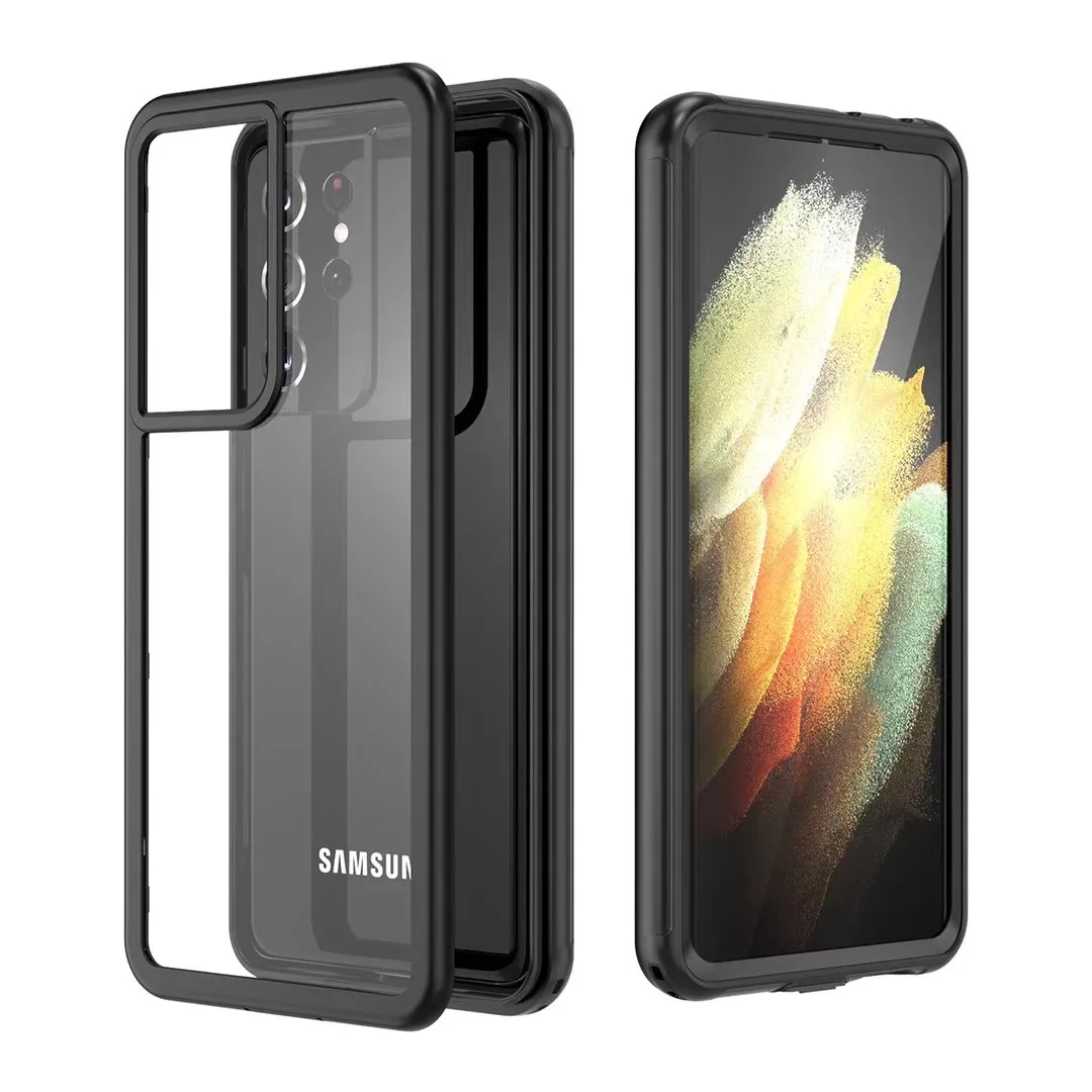2021 Shockproof IP67 Waterproof Full Body with Built-in Screen Protector Rugged Clear Case for Samsung Galaxy S21 Plus Ultra
2021 Shockproof IP67 Waterproof Full Body with Built-in Screen Protector Rugged Clear Case for Samsung Galaxy S21 Plus Ultra