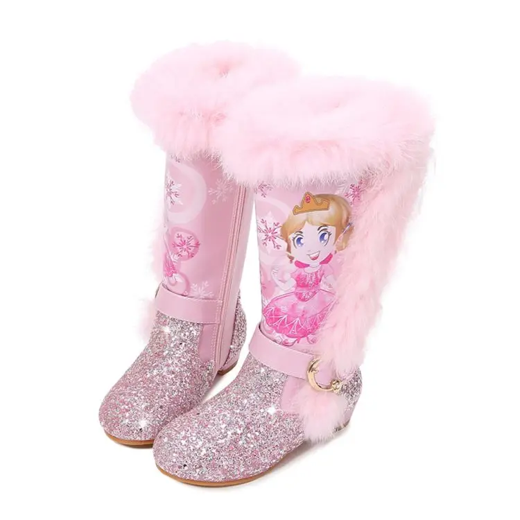 Good price fleece zipper design knee length cartoon cute sequin fabric princess pattern boots
Good price fleece zipper design knee length cartoon cute sequin fabric princess pattern boots