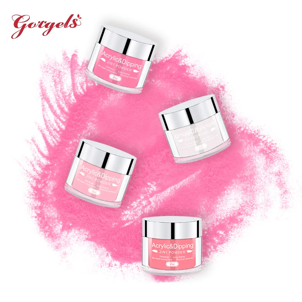 Gorgels Discount OEM 2 In 1 Acrylic Colors Nails Dipping Powder Polish For Salon Professional Products
Gorgels Discount OEM 2 In 1 Acrylic Colors Nails Dipping Powder Polish For Salon Professional Products