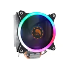 Sophisticated 4 Pin Copper Heat Pipe CPU Cooler With PC Fan LED