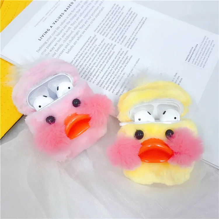 Wholesale 3D Cartoon Acid Duck Earphone Case Fully Plush For AirPods1 2 Wireless Headphone Protective Cover, Custom color
Wholesale 3D Cartoon Acid Duck Earphone Case Fully Plush For AirPods1 2 Wireless Headphone Protective Cover, Custom color