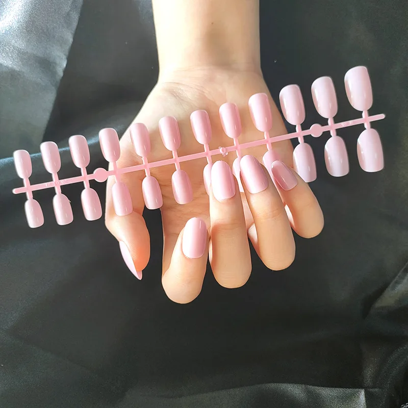 Manufacturer Supplies Solid Color Striped Medium Long Round Head Nail Tips Press On Nail Packaging Opp Bag Artificial Fingernail
Manufacturer Supplies Solid Color Striped Medium Long Round Head Nail Tips Press On Nail Packaging Opp Bag Artificial Fingernail