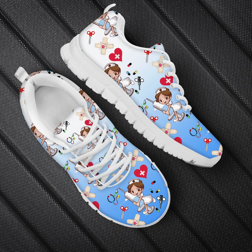 Print on Demand Sneakers Lace Up Mix-Color Sport Shoes Nurse Bear Pattern Sneakers OEM Women Running Shoes, Design your own shoes custom shoes made in china
Print on Demand Sneakers Lace Up Mix-Color Sport Shoes Nurse Bear Pattern Sneakers OEM Women Running Shoes, Design your own shoes custom shoes made in china