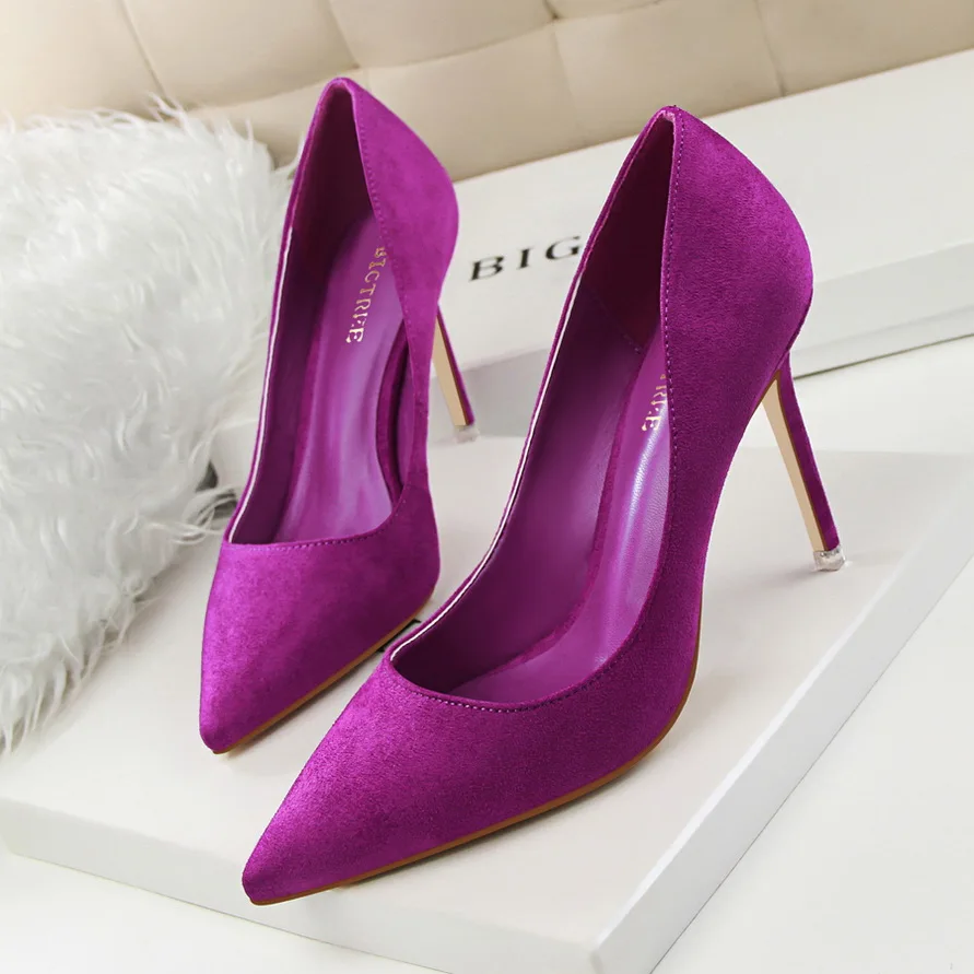 Dropshipping shoes PU suede pumps women shoes office shoes for ladies big size heels, Yellow, red, green, black, purple, pink, grey, wine-red, orange
Dropshipping shoes PU suede pumps women shoes office shoes for ladies big size heels, Yellow, red, green, black, purple, pink, grey, wine-red, orange