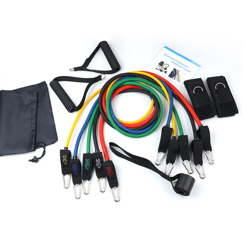 Body Building Fitness Training Workout 150lbs Latex Color 11pcs resistance bands set
Body Building Fitness Training Workout 150lbs Latex Color 11pcs resistance bands set