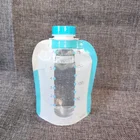 Printed reusable stand up pouch with spout doypack bags for liquid baby food package