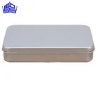 promotional wholesale blank pure aluminum rectangle tin box for cookies