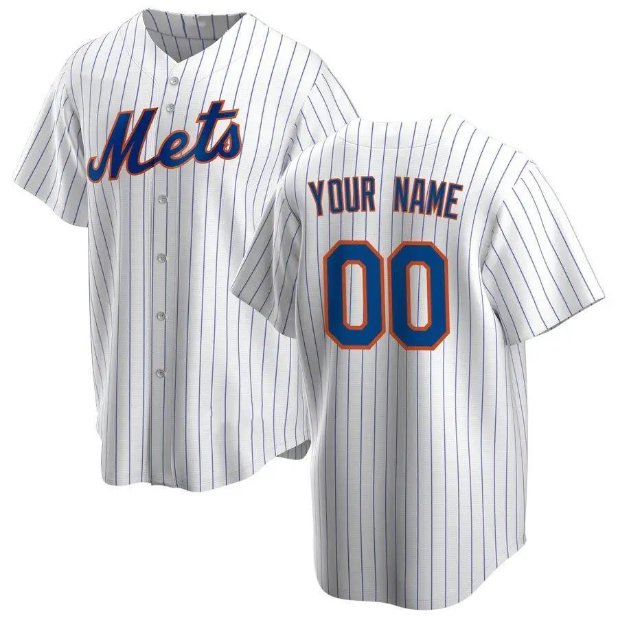 

New Style China High Quality New York Stitched Baseball Jerseys Custom Sports Team Jersey Met 18 Strawberry 20 Alonso 48 DeGrom, White,blue,black,gray,red