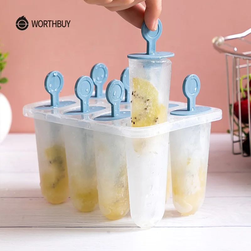 WORTHBUY 8 Grids Creative Design DIY Fruit Marker Popsicle Mold Form For Ice Cream Plastic Ice Cube Mould, Pink, blue, green
WORTHBUY 8 Grids Creative Design DIY Fruit Marker Popsicle Mold Form For Ice Cream Plastic Ice Cube Mould, Pink, blue, green