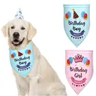 High Quality Double Layer Pet Triangle Cotton Scarf For Wholesale
