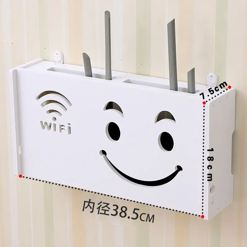 Creative wifi wireless router storage box wall hanging large living room shelf Router storage box, Transparent
Creative wifi wireless router storage box wall hanging large living room shelf Router storage box, Transparent