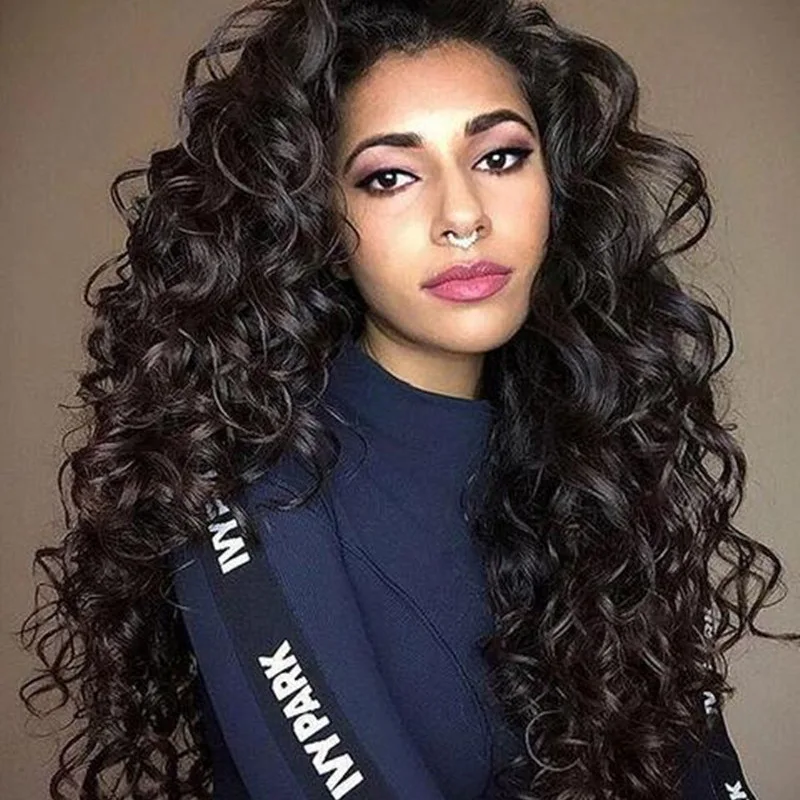 Chemical Fiber High Temperature Silk Medium Wave Human Wigs Long Synthetic Curl Wig, Customizable
Chemical Fiber High Temperature Silk Medium Wave Human Wigs Long Synthetic Curl Wig, Customizable