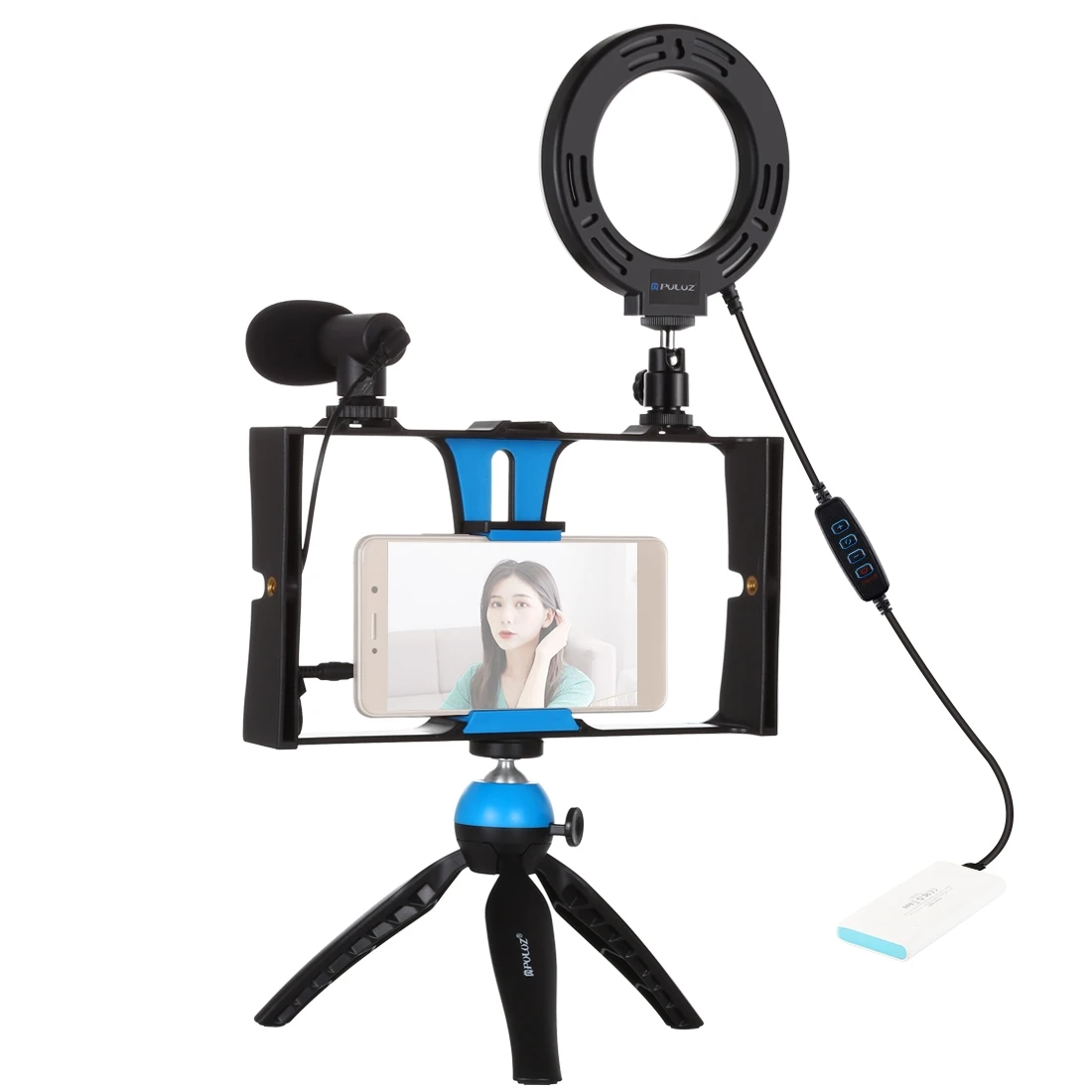 Factory Directly Sell Cheap PULUZ 4 in 1 Vlogging Live Broadcast Phone LED Light Microphone Tripod Rig Kit
Factory Directly Sell Cheap PULUZ 4 in 1 Vlogging Live Broadcast Phone LED Light Microphone Tripod Rig Kit