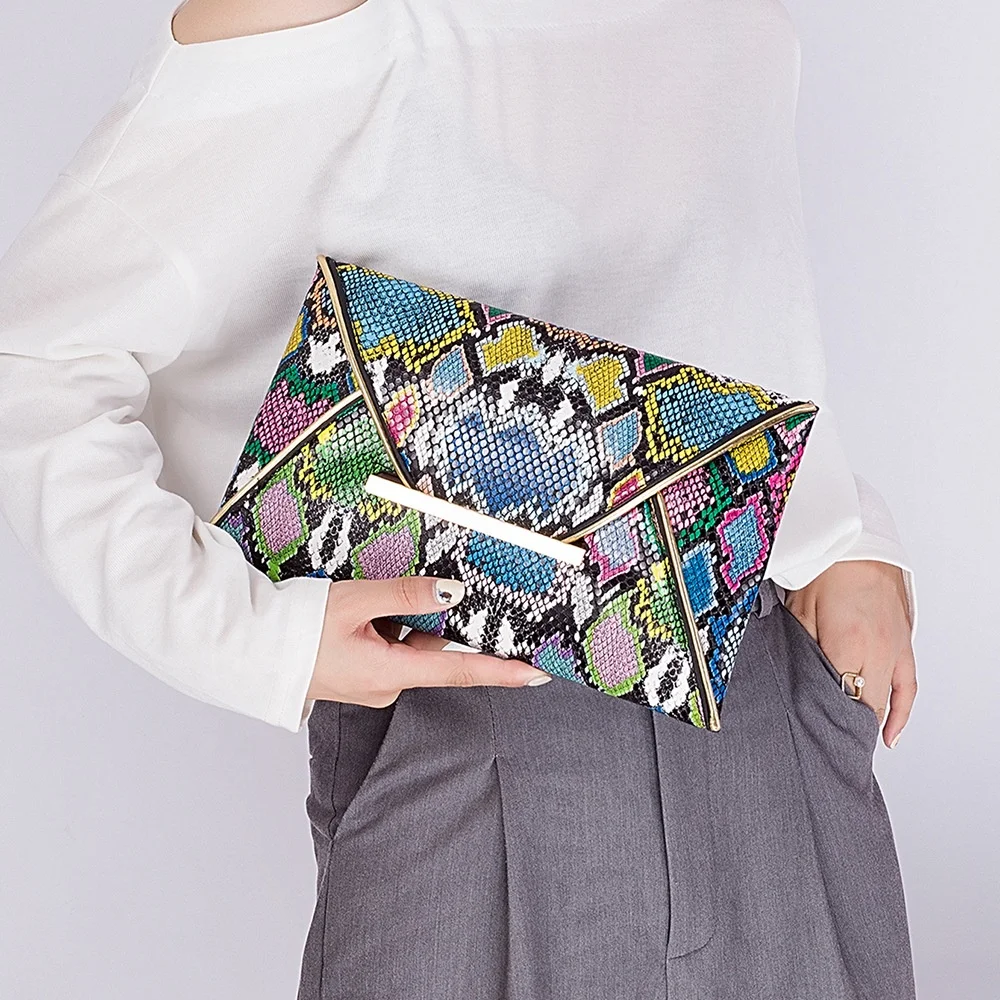 LW-3655 Drop Shipping PU Snake Printed Clutch Women's Bag All Match Classic Envelope Bag For Party Evening 2021 clutch bags, Color
LW-3655 Drop Shipping PU Snake Printed Clutch Women's Bag All Match Classic Envelope Bag For Party Evening 2021 clutch bags, Color