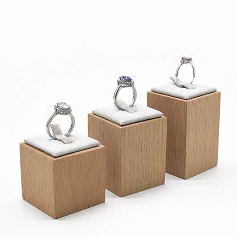 CSL factory wholesale luxury High grade wedding Square rectangular shape solid wooden display ring jewelry holder
CSL factory wholesale luxury High grade wedding Square rectangular shape solid wooden display ring jewelry holder