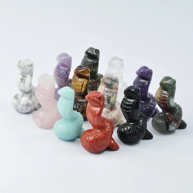 Wholesale Best Selling Crystal Stone Crystal Animal Carvings Crystal Snake For Healing
Wholesale Best Selling Crystal Stone Crystal Animal Carvings Crystal Snake For Healing