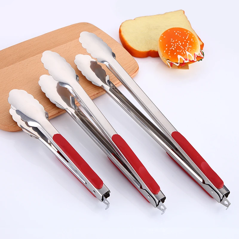 Amazon Clip Silicone Metal Tongs Plastic Tong Stainless Steel Food Tong for Kitchen (3 Piece Set), Silver
Amazon Clip Silicone Metal Tongs Plastic Tong Stainless Steel Food Tong for Kitchen (3 Piece Set), Silver