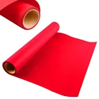 High quality and durable goods red PVC flex heat transfer vinyl printing for sportswear