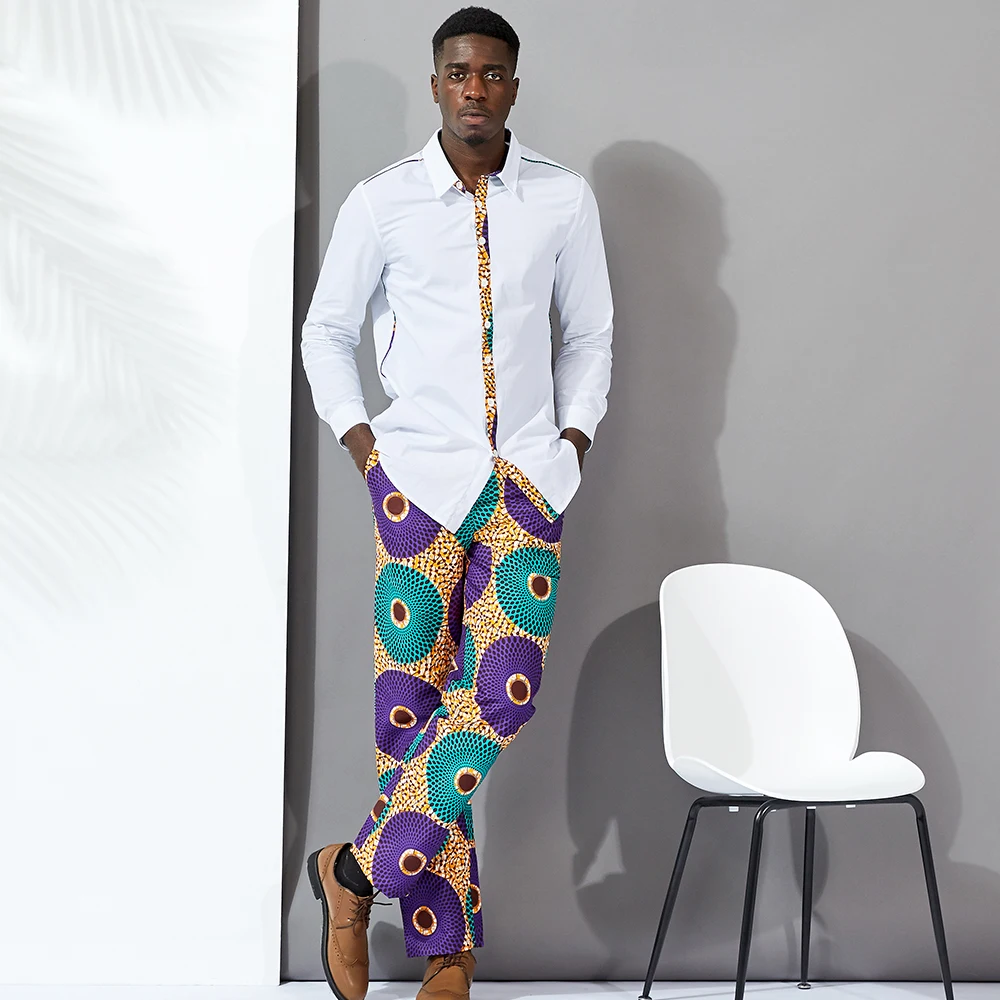 Hot Selling Two Pieces African Printing Men Clothing Casual Men Shirts With Wax Fabric Outfits Men Clothing, Customized
Hot Selling Two Pieces African Printing Men Clothing Casual Men Shirts With Wax Fabric Outfits Men Clothing, Customized