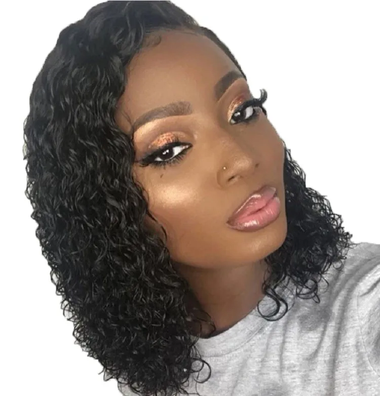 XuanRan Afro Deep Curly 13*4 Lace Front Bob Wigs Indian Human Hair Deep Wave Lace Front Short Blunt Cut Wig Cabelo Humano
XuanRan Afro Deep Curly 13*4 Lace Front Bob Wigs Indian Human Hair Deep Wave Lace Front Short Blunt Cut Wig Cabelo Humano