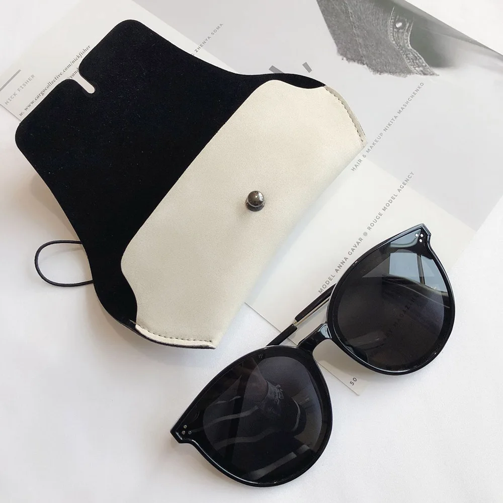 product-NEW PU Leather Glasses Case Cover Sunglasses Glasses Holder Box Eyeglasses Solid Storage Men-2
