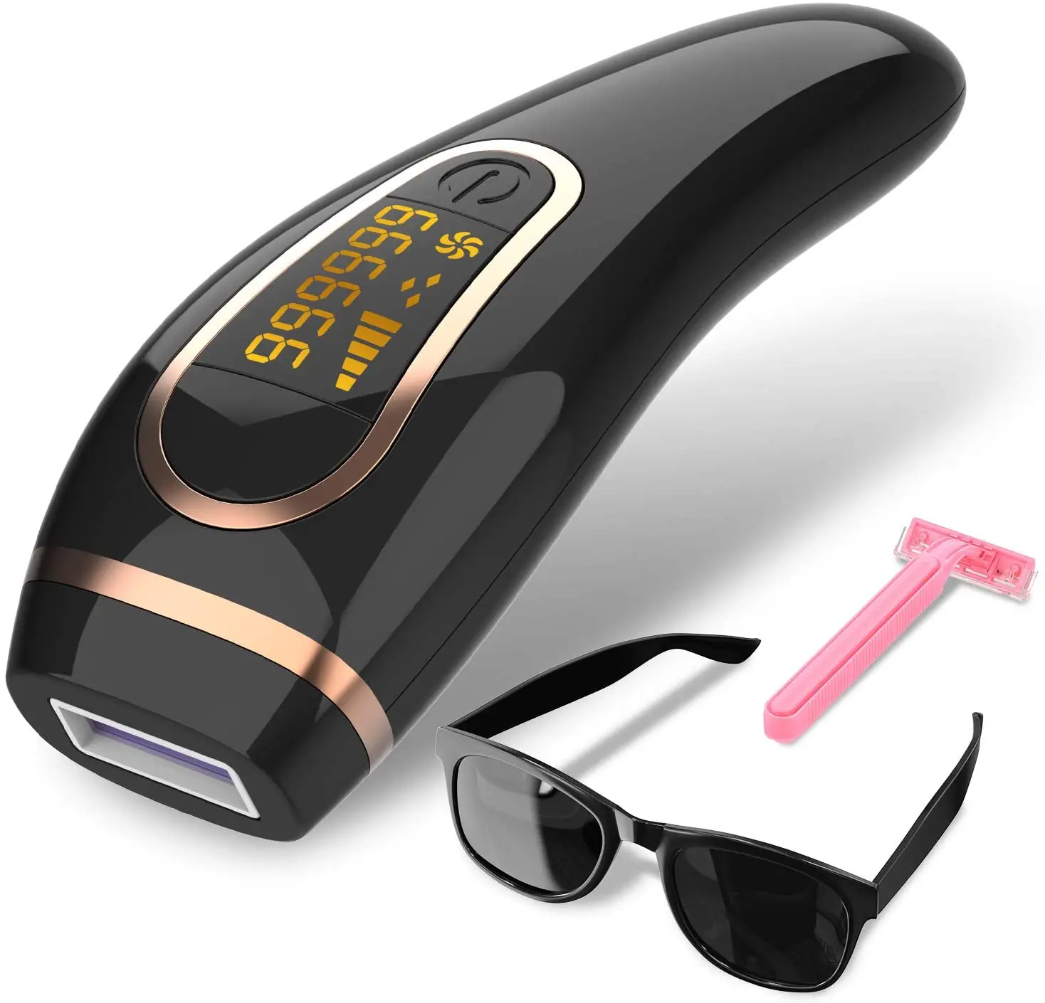 Hair Removal for Women and Man IPL hair removal upgreat to 990000 Flashes Profesional Hair Remover facial Wholebody Home User, White color
Hair Removal for Women and Man IPL hair removal upgreat to 990000 Flashes Profesional Hair Remover facial Wholebody Home User, White color