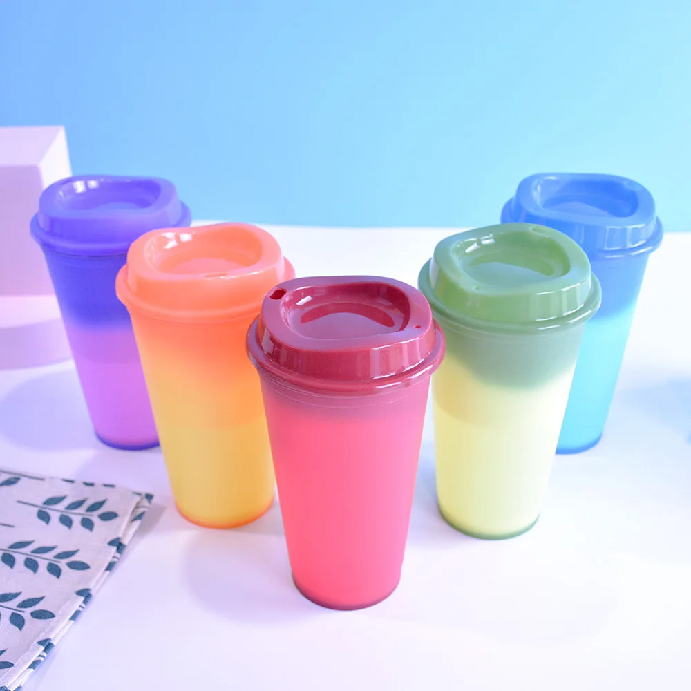 Custom reusable sublimation tea cold heat coffee plastic color changing cup, Customized color plastic pp cup
Custom reusable sublimation tea cold heat coffee plastic color changing cup, Customized color plastic pp cup