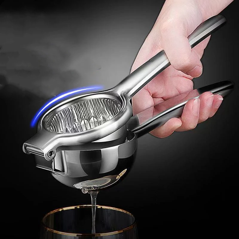 Smart kitchenware Extra-Large Stainless Steel Lemon Squeezer Manual Fruit Juicer with Seeds and Pulp Filter Metal Juicer Press, Silver
Smart kitchenware Extra-Large Stainless Steel Lemon Squeezer Manual Fruit Juicer with Seeds and Pulp Filter Metal Juicer Press, Silver
