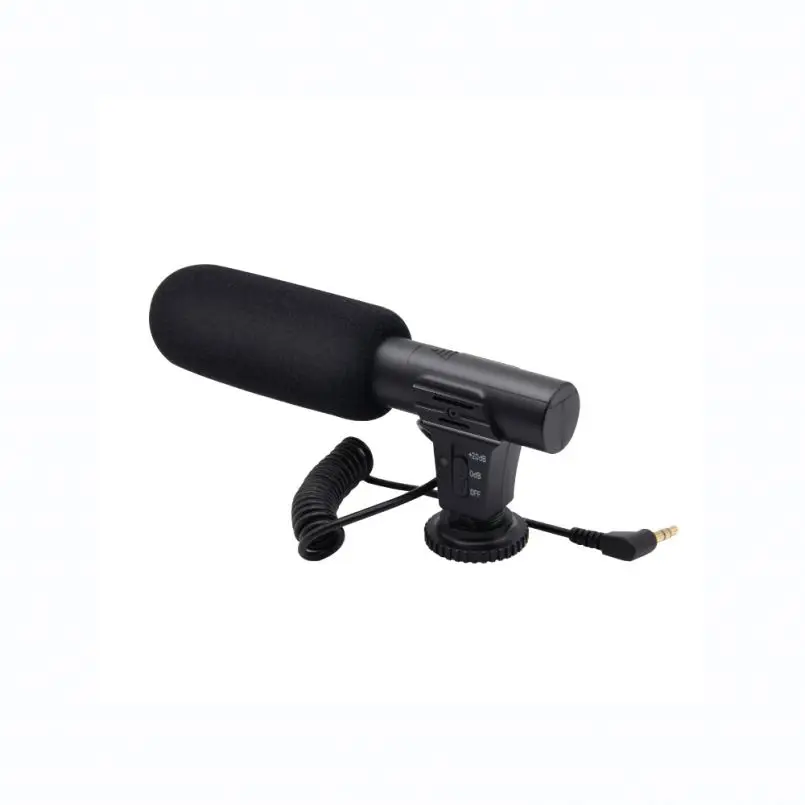 Professional MIC-05 Camera Microphone MIC For Camera Video Canon Nikon Universal, Black
Professional MIC-05 Camera Microphone MIC For Camera Video Canon Nikon Universal, Black