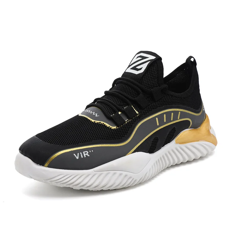 Wholesale Stylish Breathable Casual Summer Men's Fashion Black Mesh Trainer Sneakers Walking Skateboarding Running Sports Shoes
Wholesale Stylish Breathable Casual Summer Men's Fashion Black Mesh Trainer Sneakers Walking Skateboarding Running Sports Shoes