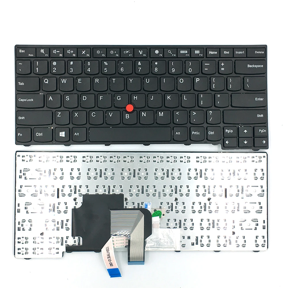 Replacement laptop Keyboard for ThinkPad L440 L450 L460 L470 T431S T440 T440P T440S T450 T450S e440 e431S T460, Black
Replacement laptop Keyboard for ThinkPad L440 L450 L460 L470 T431S T440 T440P T440S T450 T450S e440 e431S T460, Black