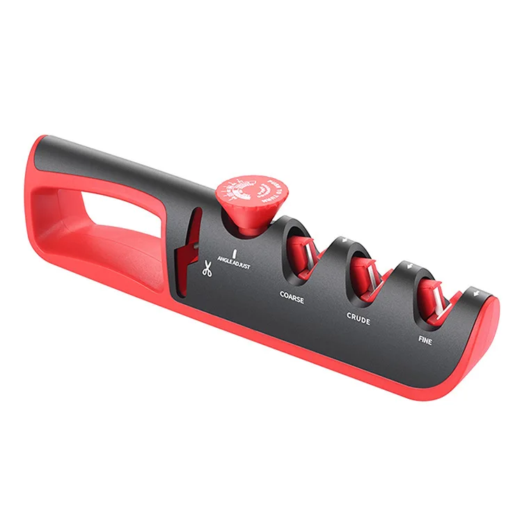 CL396 4 in 1 Diamond Coated Fine Rod Knife Shears Knife Sharpening Tool Manual Sharping Scissors Ceramic Stone Knife Sharpener, Black red
CL396 4 in 1 Diamond Coated Fine Rod Knife Shears Knife Sharpening Tool Manual Sharping Scissors Ceramic Stone Knife Sharpener, Black red