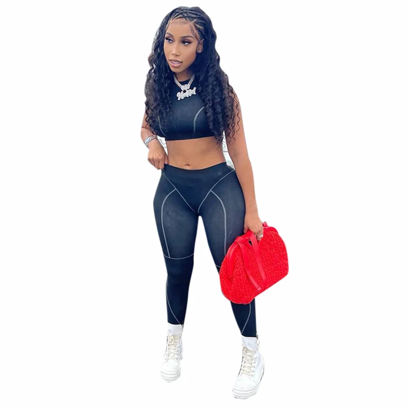 MS436 Two Piece Patchwork Set Women Crop Top Bodysuit 2 Piece Pants Set For Women Sexy Summer Boutique Joggers lounge wear, Blue
MS436 Two Piece Patchwork Set Women Crop Top Bodysuit 2 Piece Pants Set For Women Sexy Summer Boutique Joggers lounge wear, Blue