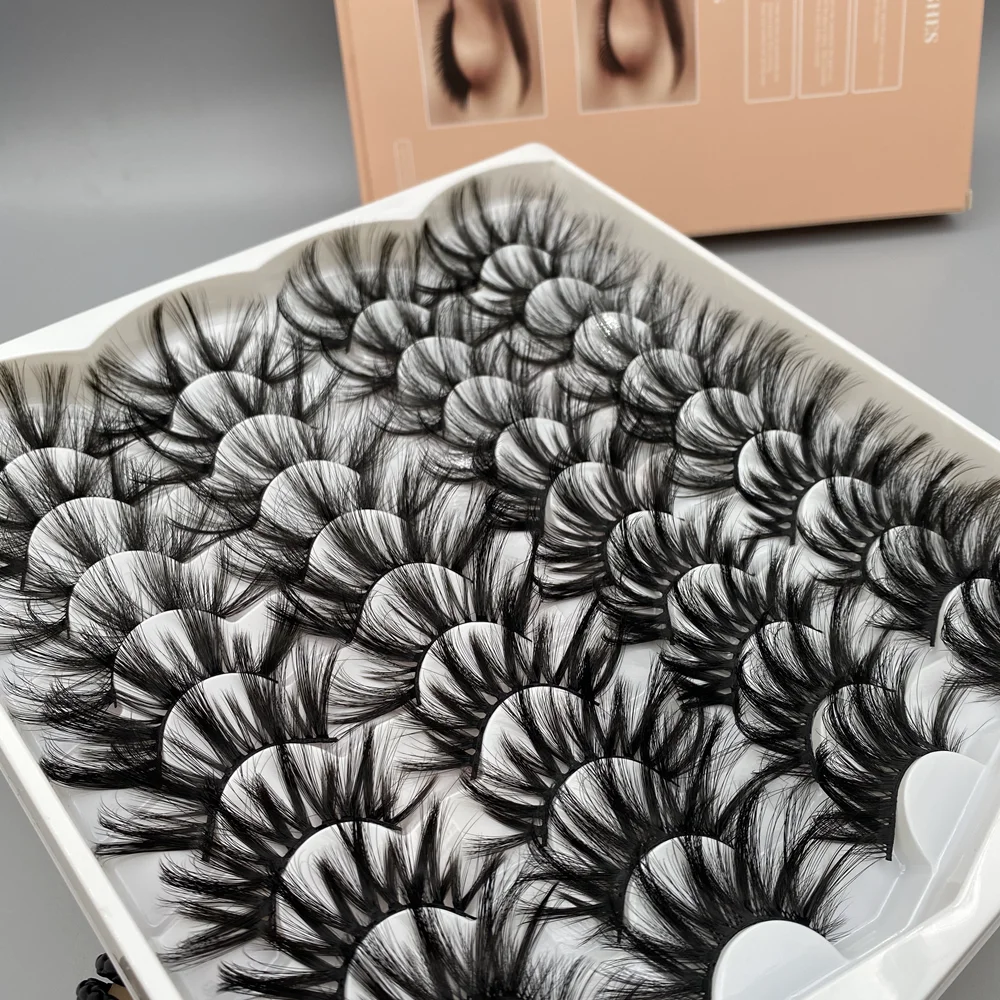 New custom full strip eyelashes wisp silk long lashes synthetic bulk wholesale false eye lashset, Natural black eyelashes
New custom full strip eyelashes wisp silk long lashes synthetic bulk wholesale false eye lashset, Natural black eyelashes
