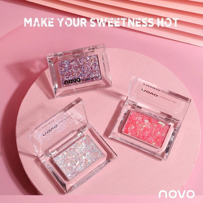 NOVO 10-Color Small Eyeshadow Palette Pearly Sequins Monochrome Eyeshadow Glitter Galaxy Pink Makeup
NOVO 10-Color Small Eyeshadow Palette Pearly Sequins Monochrome Eyeshadow Glitter Galaxy Pink Makeup